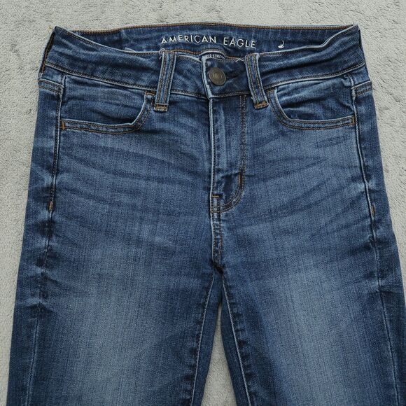 American Eagle Outfitters Blue Jeggings - Picture 13 of 16